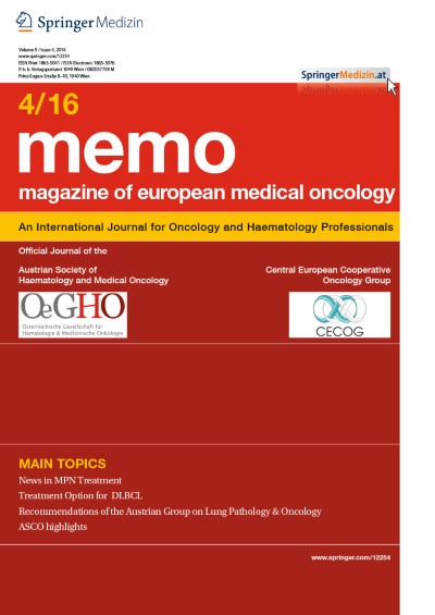 memo - Magazine of European Medical Oncology 4/2016