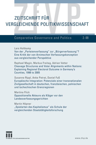 Zeitschrift für Vergleichende Politikwissenschaft 2/2009