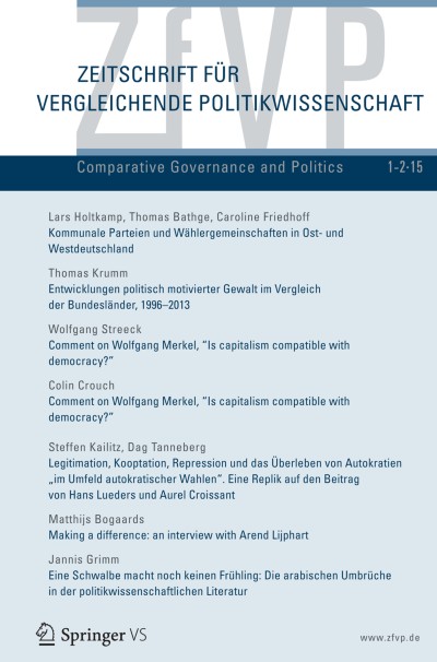 Zeitschrift für Vergleichende Politikwissenschaft 1-2/2015