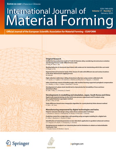 International Journal of Material Forming 1/2024