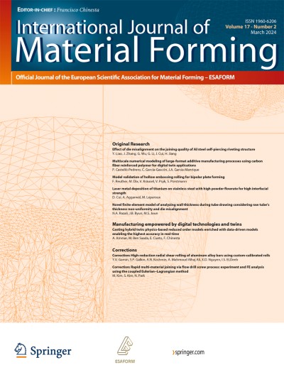 International Journal of Material Forming 2/2024