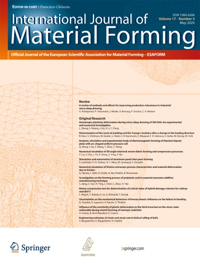 International Journal of Material Forming 3/2024