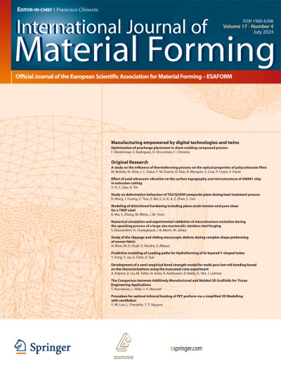 International Journal of Material Forming 4/2024