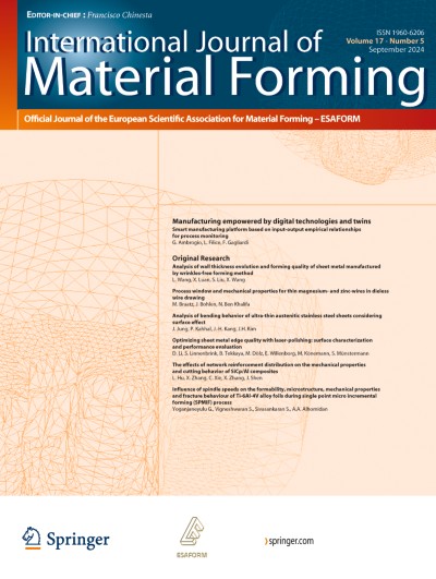 International Journal of Material Forming 5/2024