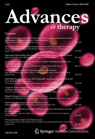 Advances in Therapy 3/2008