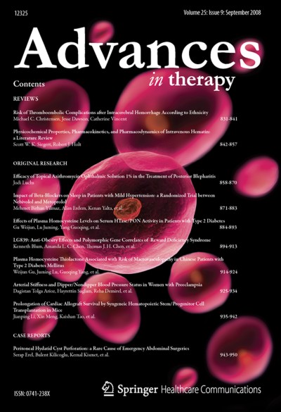 Advances in Therapy 9/2008