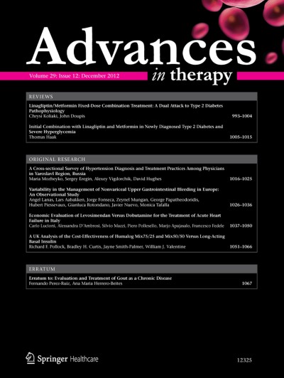 Advances in Therapy 12/2012