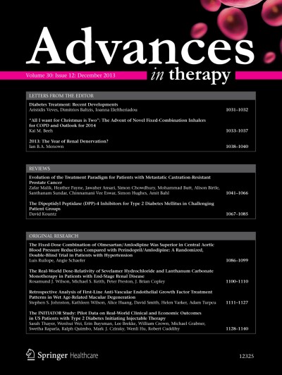 Advances in Therapy 12/2013