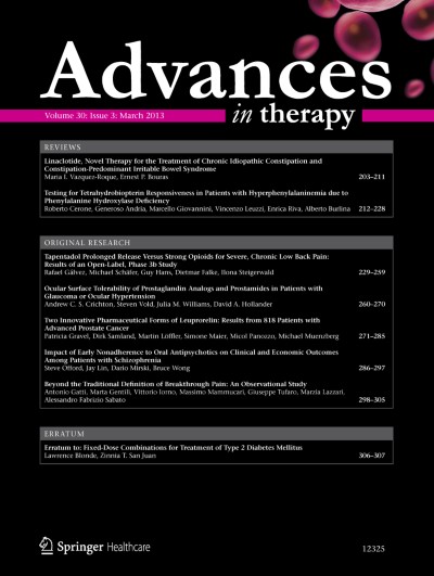 Advances in Therapy 3/2013