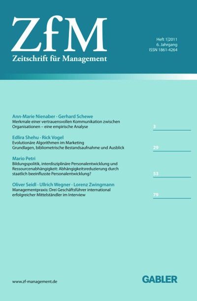 Zeitschrift für Management 1/2011