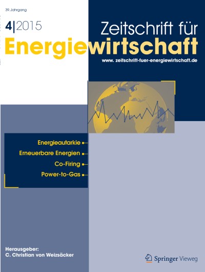 Zeitschrift für Energiewirtschaft 4/2015