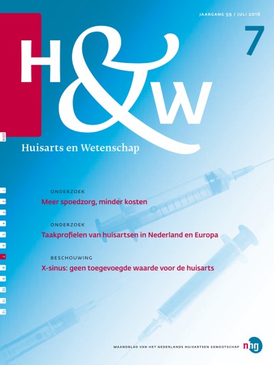 Huisarts en wetenschap 7/2016