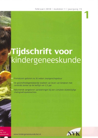 Tijdschrift voor Kindergeneeskunde 1/2010