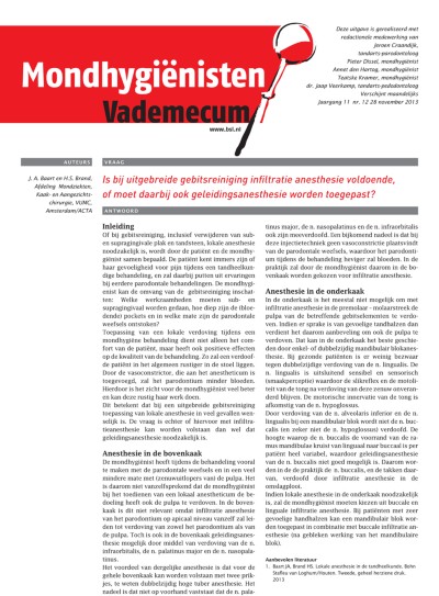 Mondhygienisten vademecum 12/2013