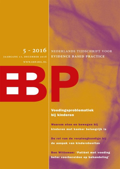 Nederlands Tijdschrift voor Evidence Based Practice 5/2016