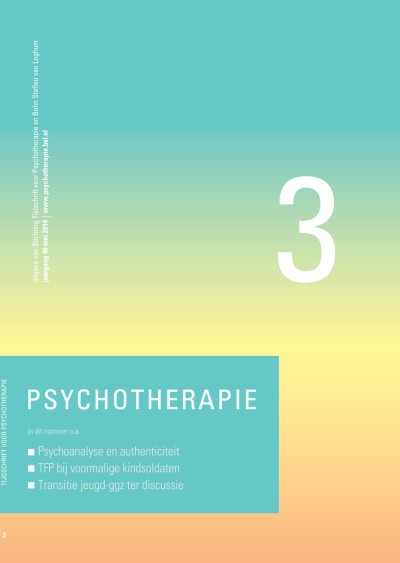 Tijdschrift voor Psychotherapie 3/2014