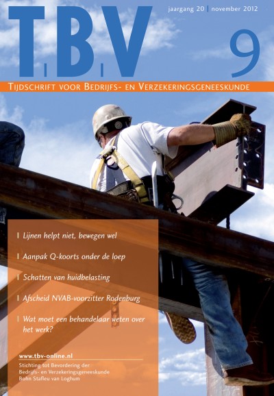 TBV – Tijdschrift voor Bedrijfs- en Verzekeringsgeneeskunde 9/2012