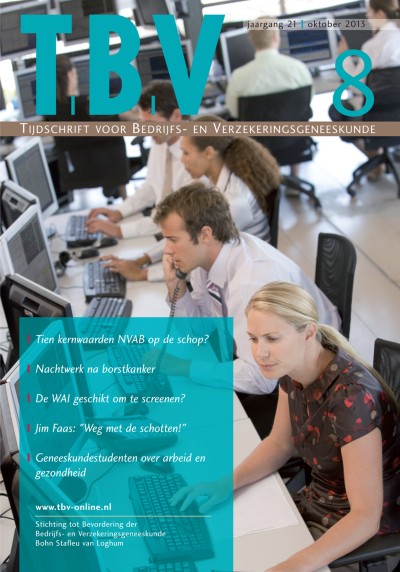 TBV – Tijdschrift voor Bedrijfs- en Verzekeringsgeneeskunde 8/2013