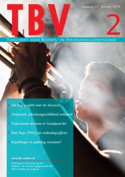 TBV – Tijdschrift voor Bedrijfs- en Verzekeringsgeneeskunde 2/2014