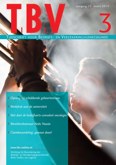 TBV – Tijdschrift voor Bedrijfs- en Verzekeringsgeneeskunde 3/2014