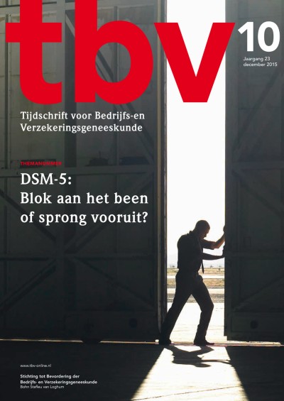 TBV – Tijdschrift voor Bedrijfs- en Verzekeringsgeneeskunde 10/2015