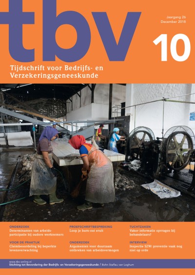 TBV – Tijdschrift voor Bedrijfs- en Verzekeringsgeneeskunde 10/2018