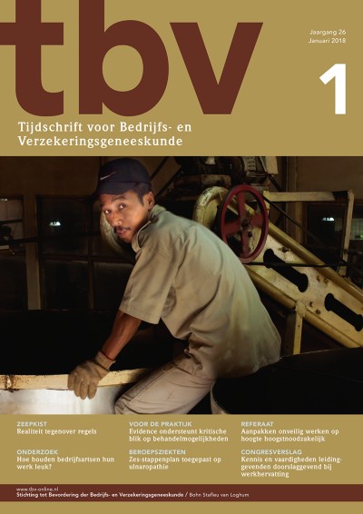 TBV – Tijdschrift voor Bedrijfs- en Verzekeringsgeneeskunde 1/2018