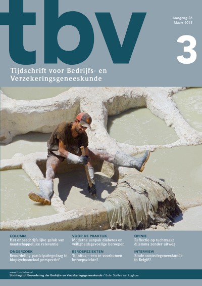 TBV – Tijdschrift voor Bedrijfs- en Verzekeringsgeneeskunde 3/2018