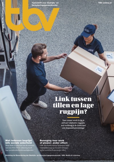 TBV – Tijdschrift voor Bedrijfs- en Verzekeringsgeneeskunde 1/2025