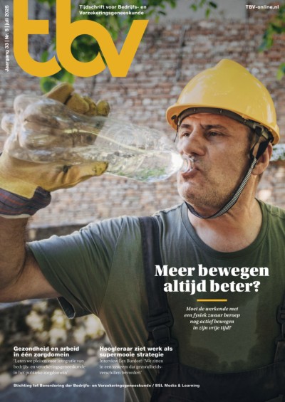 TBV – Tijdschrift voor Bedrijfs- en Verzekeringsgeneeskunde 5/2025