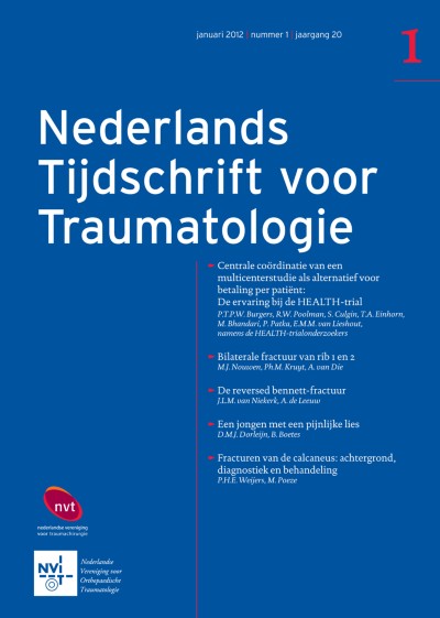 Nederlands Tijdschrift voor Traumachirurgie 1/2012