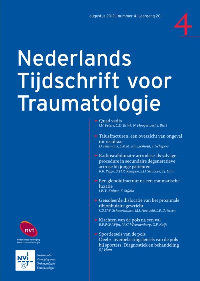 Nederlands Tijdschrift voor Traumachirurgie 4/2012
