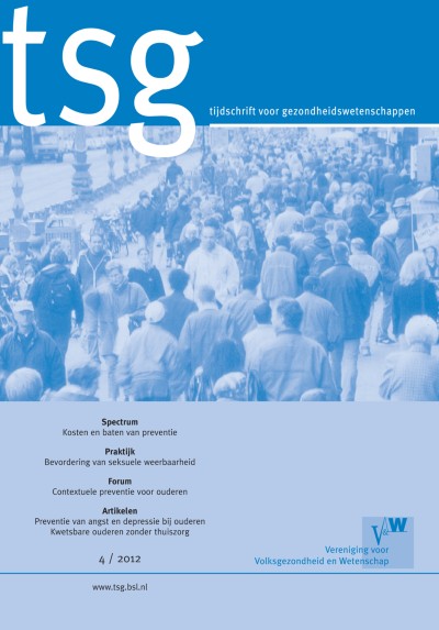 Tijdschrift voor gezondheidswetenschappen 4/2012