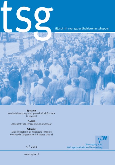 Tijdschrift voor gezondheidswetenschappen 5/2012