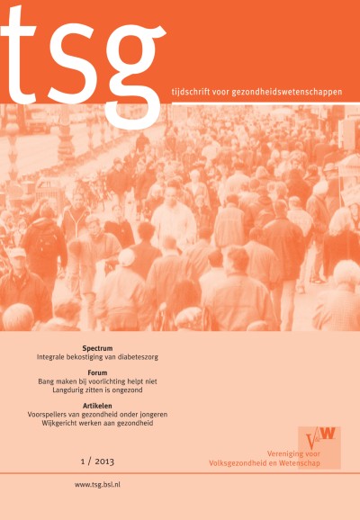 Tijdschrift voor gezondheidswetenschappen 1/2013