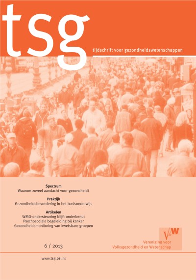 Tijdschrift voor gezondheidswetenschappen 6/2013