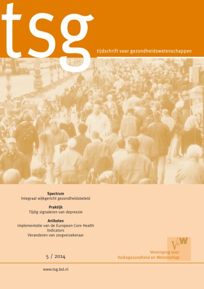 Tijdschrift voor gezondheidswetenschappen 5/2014