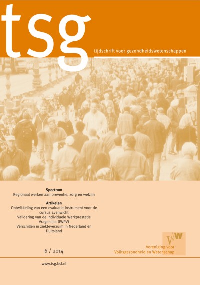 Tijdschrift voor gezondheidswetenschappen 6/2014