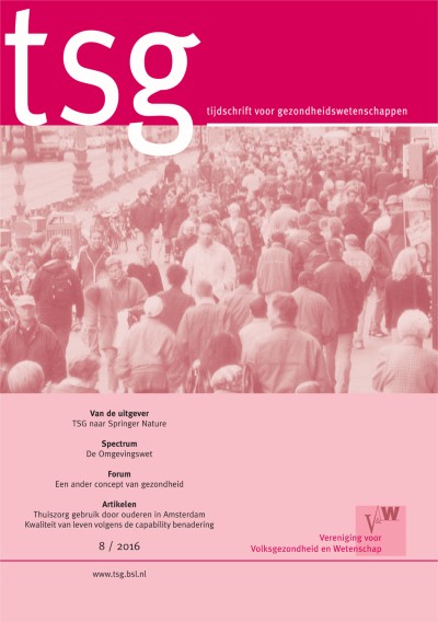 Tijdschrift voor gezondheidswetenschappen 8/2016