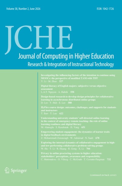 Journal of Computing in Higher Education | springerprofessional.de