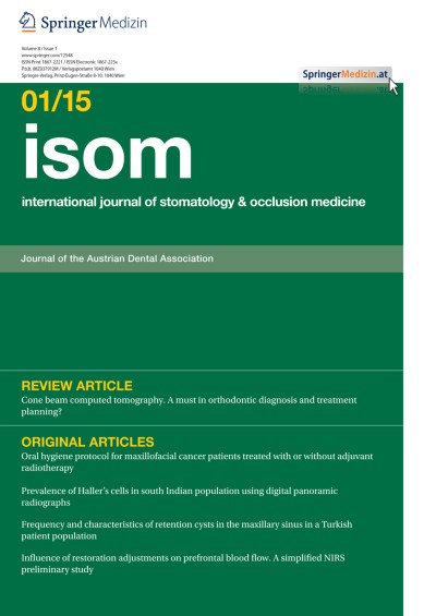 international journal of stomatology & occlusion medicine 1/2015