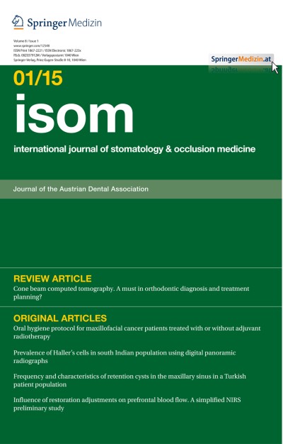international journal of stomatology & occlusion medicine