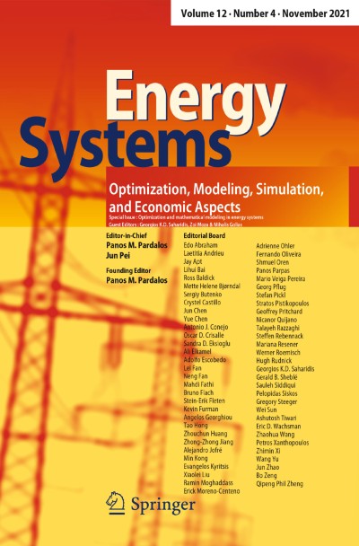 Link to Journal Energy Systems
