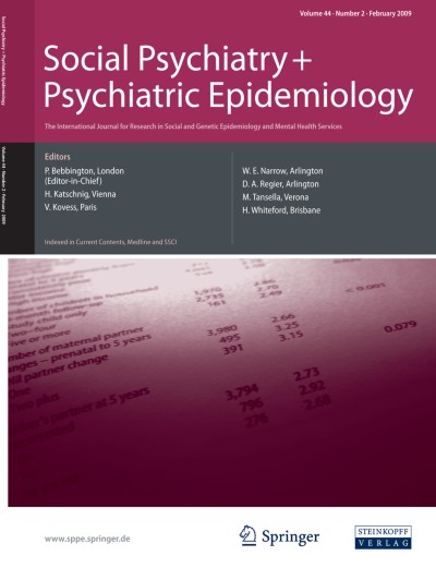 Social Psychiatry and Psychiatric Epidemiology 2/2009