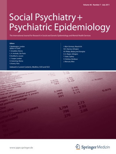 Social Psychiatry and Psychiatric Epidemiology 7/2011