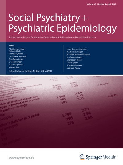 Social Psychiatry and Psychiatric Epidemiology 4/2012