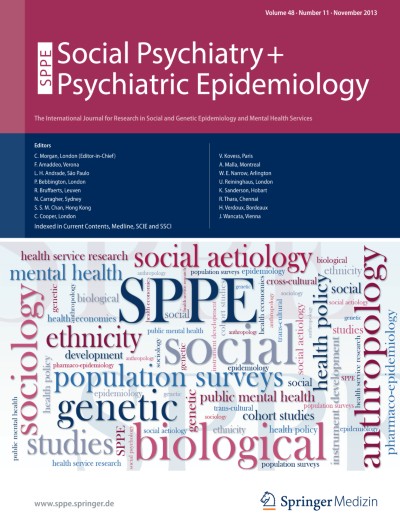 Social Psychiatry and Psychiatric Epidemiology 11/2013