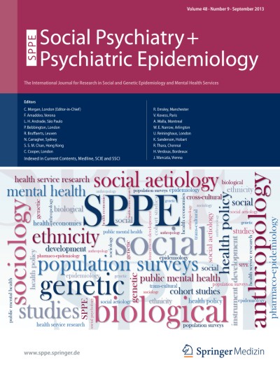 Social Psychiatry and Psychiatric Epidemiology 9/2013