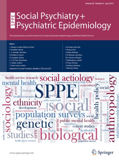 Social Psychiatry and Psychiatric Epidemiology 6/2015