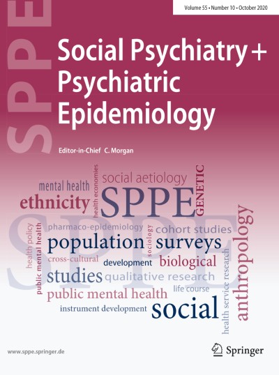 Social Psychiatry and Psychiatric Epidemiology 10/2020